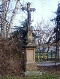 Nová Ulice-kříž z r.1842 na křižovatce ulic Pionýrská a Čajkovského-Foto:Ulrych Mir.
