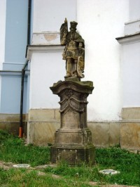 Žámberk-barokní sochařská výzdoba okolí kostela sv. Václava-Foto:Ulrych Mir.