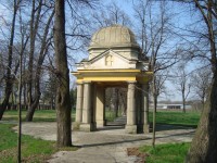 Černovír-Na Vlčinci-vojenský hřbitov-křesťanská kaple uprostřed hřbitova-Foto:Ulrych Mir.