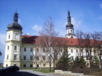 Klášterní Hradisko-klášter a vojenská nemocnice od východu-Foto:Ulrych Mir.