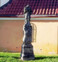 Nové Sady-jih-socha sv.Jana Nepomuckého z r.1728 u kaple-Foto:Ulrych Mir.