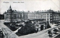 Olomouc-tř.Svobody a náměstí M.Terezie v r.1906-sbírka:Ulrych Mir.