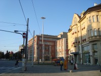 Olomouc-náměstí Národních hrdinů-budova zdravotního zařízení SPEA a bývalé kino Edison-Foto:Ulrych Mir.