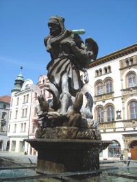 Olomouc-Horní náměstí-Herkulova kašna-detail-Foto:Ulrych Mir.