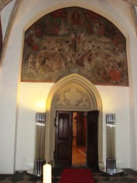 Olomouc-radnice-vchod do kaple sv.Jeronýma z r. 1488-Foto:Ulrych Mir.