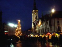 Olomouc-Horní náměstí-Radnice o vánocích-Foto:Ulrych Mir.