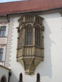 Olomouc-Horní náměstí-Radnice,arkýř kaple sv.Jeronýma-Foto:Ulrych Mir.