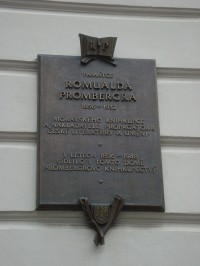 Olomouc-Ostružnická ulice-bývalé Prombergrovo knihkupectví-pamětní deska-Foto:Ulrych Mir.