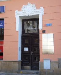 Olomouc-Horní náměstí-dům U Černého psa-portál vedlejšího vchodu-Foto:Ulrych Mir.