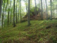 Přírodní rezervace Průchodnice-druhý skalní vrchol-Foto:Ulrych Mir.