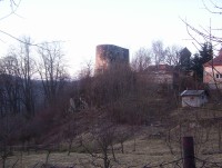 Hrad Sovinec a obranná věž Lichtenštejnka-Foto:Ulrych Mir.