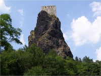 Hrad Trosky-věž Panna-Foto:Ulrych Mir.