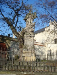 Olomouc-Václavské náměstí-socha sv.Jana Nepomuckého-Foto:Ulrych Mir.