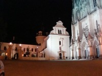 Olomouc-Václavské náměstí-Kapitulní děkanství s kaplí sv.Anny a sv.Barbory v noci-Foto:Ulrych Mir.