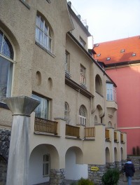 Olomouc-Univerzitní ulice-vila Primavesi-vstup do restaurace-Foto:Ulrych Mir.