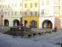 Olomouc-Dolní náměstí-Neptunova kašna z Masných krámů-Foto:Ulrych Mir.