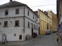 Olomouc-Wurmova ulice a penzion Antica-Foto:Ulrych Mir.