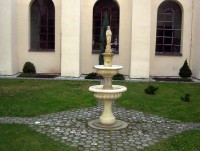Olomouc-Žerotínovo náměstí-Kašna Panny Marie na nádvoří chrámu sv.Michala-Foto:Ulrych Mir.