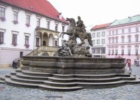 Olomouc-Horní náměstí-Caesarova kašna z r.1725-Foto:Ulrych Mir.
