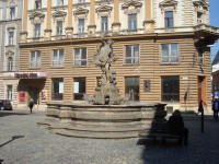 Olomouc-Merkurova kašna z r.1727 na křižovatce ulice 28.října a 8.května-Foto:Ulrych Mir.