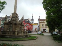 Žamberk-Masarykovo náměstí-mariánské sousoší z konce 17. stol.-Foto:Ulrych Mir.