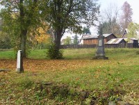 Norberčany-Nová Véska-opuštěný hřbitov ve středu obce-Foto:Ulrych Mir.