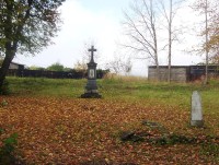 Norberčany-Nová Véska-opuštěný hřbitov ve středu obce-Foto:Ulrych Mir.