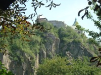 Kunětická Hora-hrad s kamenolomem-Foto:Ulrych Mir.