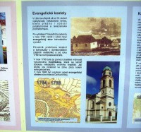 Libice nad Cidlinou-bývalé předhradí-informační deska-Libice v dějinách-Foto:Ulrych Mir.
