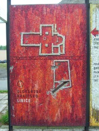 Libice nad Cidlinou-slovanské blatné hradisko-informační a odpočinkové stanoviště před hradištěm-Foto:Ulrych Mir.
