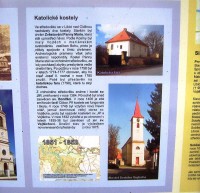 Libice nad Cidlinou-bývalé předhradí-informační deska-Libice v dějinách-Foto:Ulrych Mir.