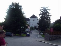 Nové Hrady-hrad-východní průčelí od náměstí-Foto:Ulrych Mir.