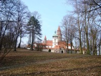 Bouzov-hrad z  parku-Foto:Ulrych Mir.