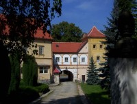 Račice-předhradí od zámku-Foto:Ulrych Mir.
