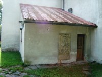Drahanovice-kostel sv. Jakuba Většího-náhrobní desky ze 16.stol.-Foto:Ulrych Mir.