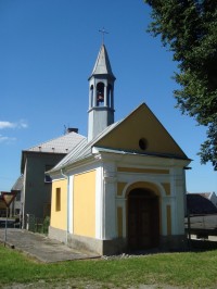 Bílá Lhota-Řimice-kaple sv.Jana Nepomuckého z r.1727-Foto:Ulrych Mir.