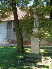 Litenčice-socha Sv.Jana Nepomuckého-Foto:Ulrych Mir.