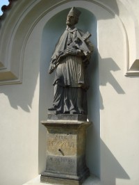 Nymburk-socha Sv.Jana Nepomuckého-Foto:Ulrych Mir.