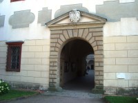 Opočno-zámek-vstupní renesanční portál-Foto:Ulrych Mir.