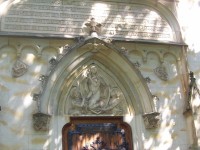 Poděbrady-Havířský kostelík Nanebevzetí P.Marie z let 1516-1896-detail portálu-Foto:Ulrych Mir.