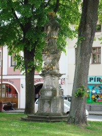 Štíty-socha sv. Jana Nepomuckého-Foto:Ulrych Mir.