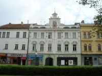 Prostějov-náměstí T.G.Masaryka-dům U Měsíčka-Foto:Ulrych Mir.