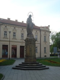 Prostějov-socha P. Marie Karlovské