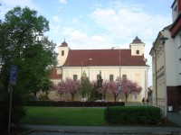 Prostějov-kostel sv.Jana Nepomuckého a klášter milosrdných bratří-Foto:Ulrych Mir.