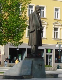 Prostějov-pomník T. G. Masaryka