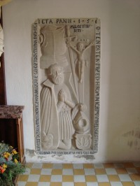 Loštice-kostel sv.Prokopa-renesanční náhrobní desky-Foto:Ulrych Mir.