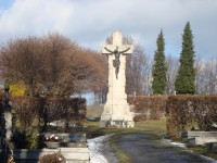 Rýmařov-centrální kříž na hřbitově