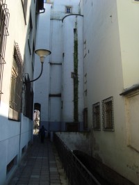 Litovel-Šerhovní ulička a točité schodiště v radnici-Foto:Ulrych Mir.