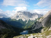 výhled na Zugspitze