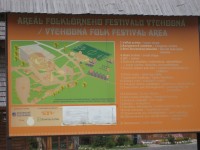 Areál folklórneho festivalu Východná - Slovensko